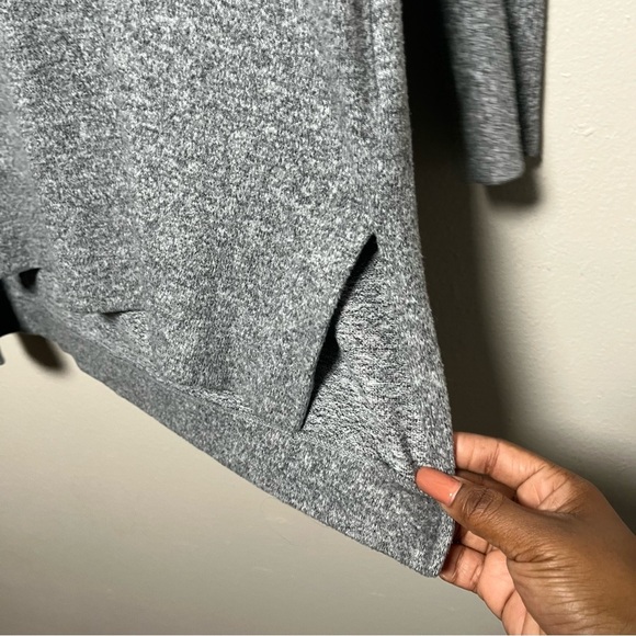 Maeve Anthropologie Women Sweater Dress Small Gray Cowl Neck Ballon Sleeve - Picture 6 of 10